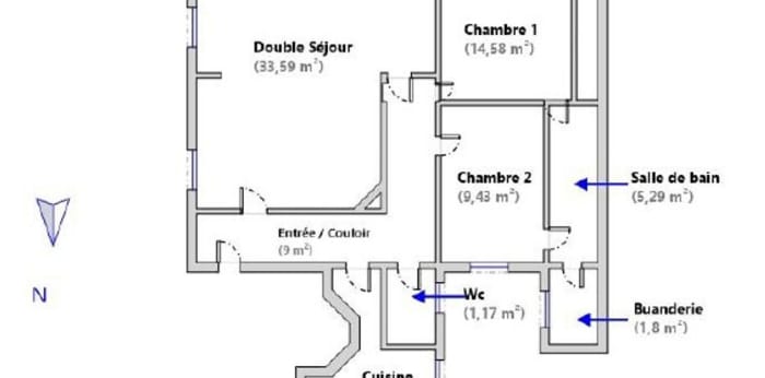 Image 14 sur 14 - Appartement  ·  Vente · Neuilly Sur Seine (92200) · 4 pièces · 84m²