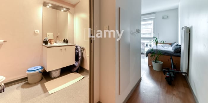Image 7 sur 10 - Appartement  ·  Vente · Villeurbanne (69100) · 1 pièce · 19m²