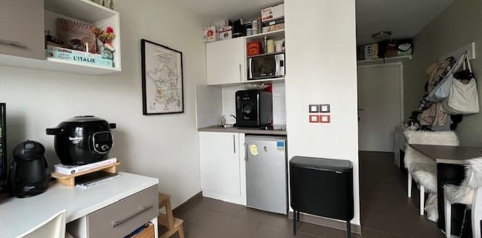 Image 2 sur 8 - Appartement  ·  Vente · Bordeaux (33300) · 1 pièce · 19m²