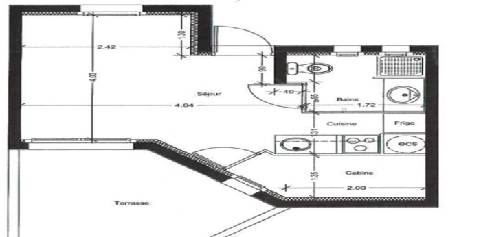 Image 12 sur 12 - Appartement  ·  Vente · Gruissan (11430) · 1 pièce · 23m²