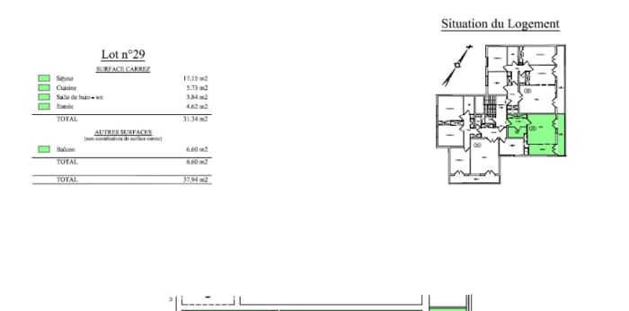 Image 4 sur 4 - Appartement  ·  Vente · Noisy Le Grand (93160) · 1 pièce · 31m²
