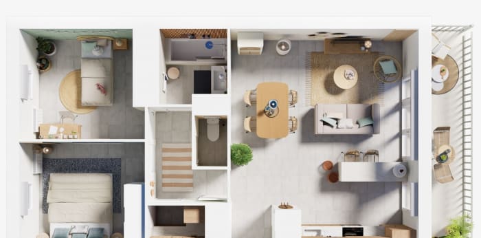 Image 6 sur 15 - Appartement  ·  Vente · Capbreton (40130) · 3 pièces · 62m²