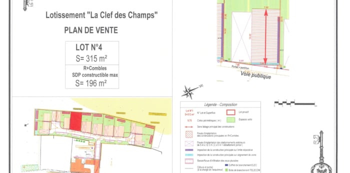 Image 1 sur 3 - Terrain  ·  Vente · Lesches (77450)