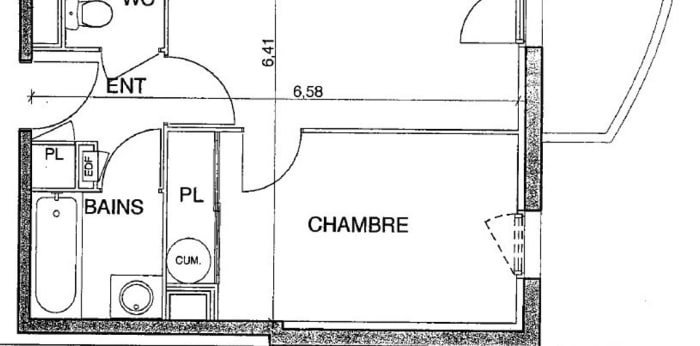 Image 2 sur 3 - Appartement  ·  Vente · Toulouse (31200) · 2 pièces · 41m²