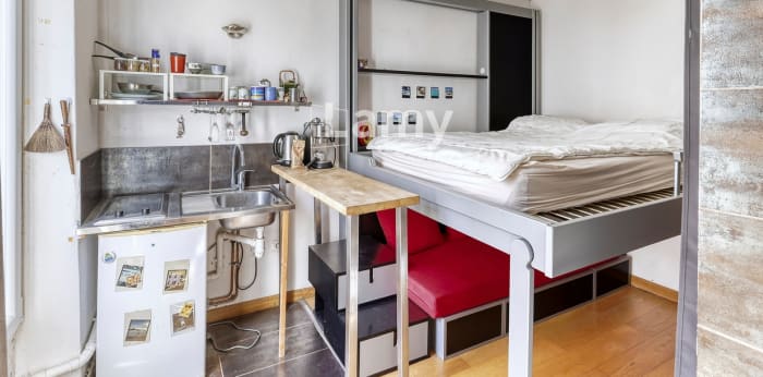 Image 5 sur 12 - Appartement  ·  Vente · Paris (75018) · 1 pièce · 12m²