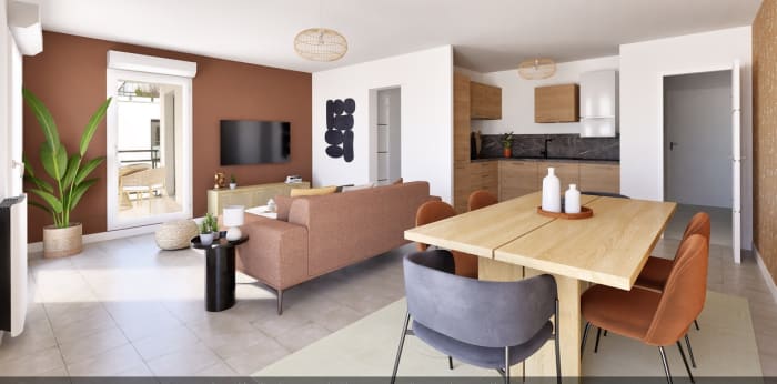 Image 1 sur 11 - Appartement  ·  Vente · Lyon (69009) · 3 pièces · 68m²