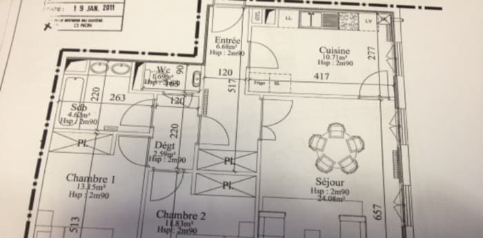 Image 3 sur 8 - Appartement  ·  Location · Valenciennes (59300) · 3 pièces · 75m²