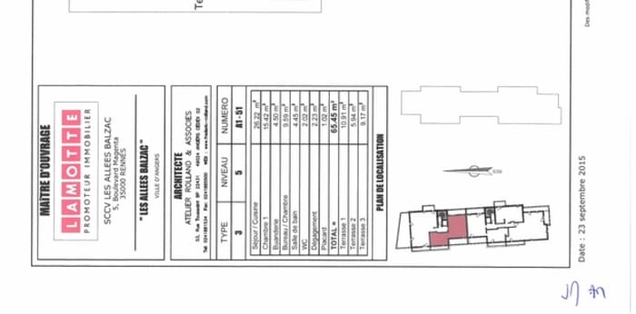 Image 5 sur 5 - Appartement  ·  Location · Angers (49000) · 65m²
