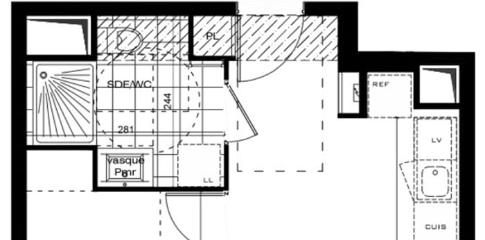 Image 4 sur 4 - Appartement  ·  Location · La Frette Sur Seine (95530) · 2 pièces · 37m²