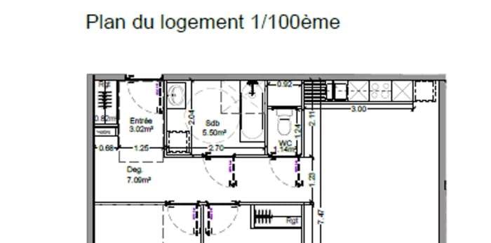 Image 1 sur 2 - Appartement  ·  Location · Longwy (54400) · 3 pièces · 68m²