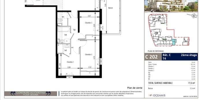 Image 2 sur 8 - Appartement  ·  Location · Montpellier (34000) · 4 pièces · 78m²