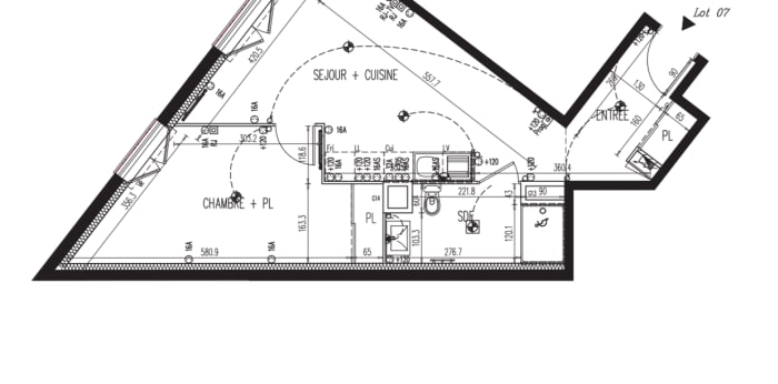 Image 4 sur 5 - Appartement  ·  Location · Dourdan (91410) · 2 pièces · 45m²