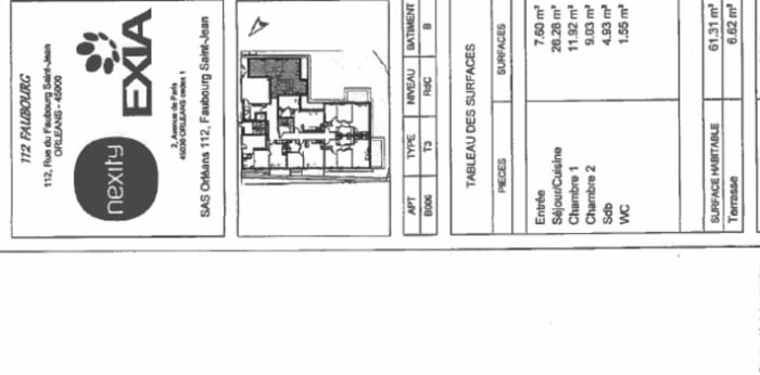 Image 7 sur 8 - Appartement  ·  Location · Orleans (45000) · 3 pièces · 61m²