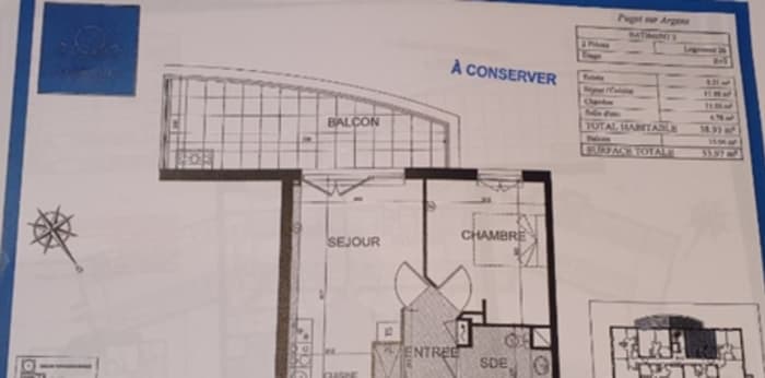 Image 5 sur 6 - Appartement  ·  Location · Puget Sur Argens (83480) · 2 pièces · 39m²