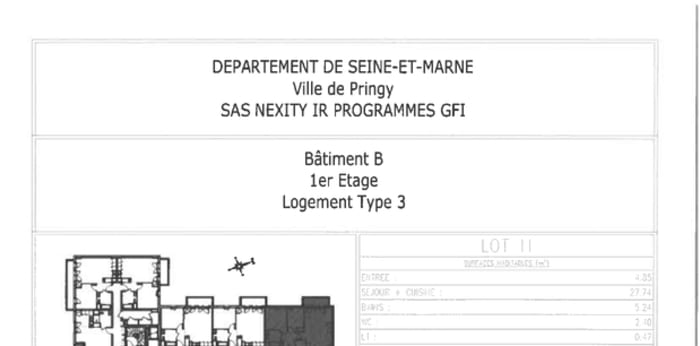 Image 8 sur 9 - Appartement  ·  Location · Pringy (77310) · 3 pièces · 61m²