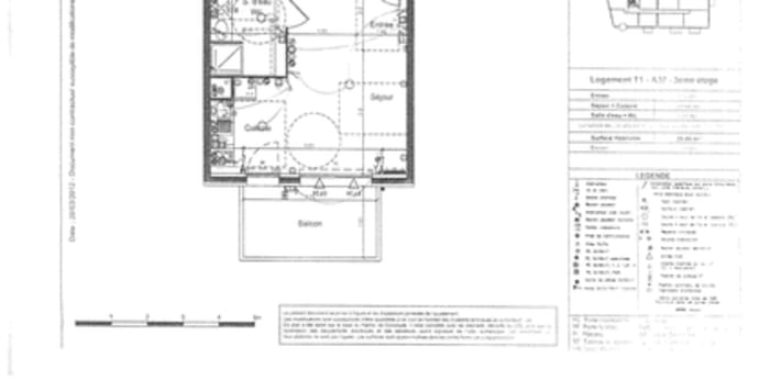 Image 1 sur 1 - Appartement  ·  Location · Mions (69780) · 1 pièce · 30m²