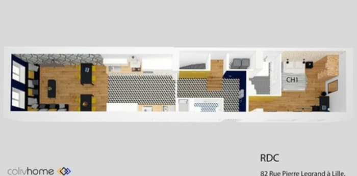 Image 4 sur 6 - Appartement  ·  Location · Lille (59000) · 1 pièce · 13m²