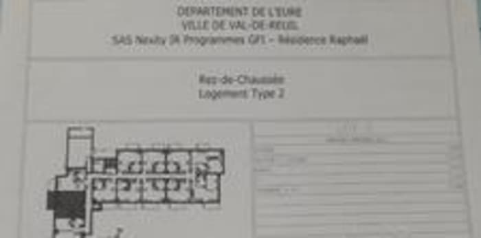 Image 2 sur 3 - Appartement  ·  Location · Val De Reuil (27100) · 2 pièces · 42m²