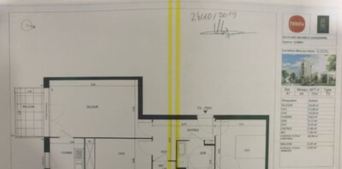 Image 1 sur 7 - Appartement  ·  Location · Ivry Sur Seine (94200) · 3 pièces · 62m²