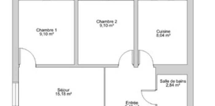 Image 6 sur 6 - Appartement  ·  Location · Besancon (25000) · 3 pièces · 54m²