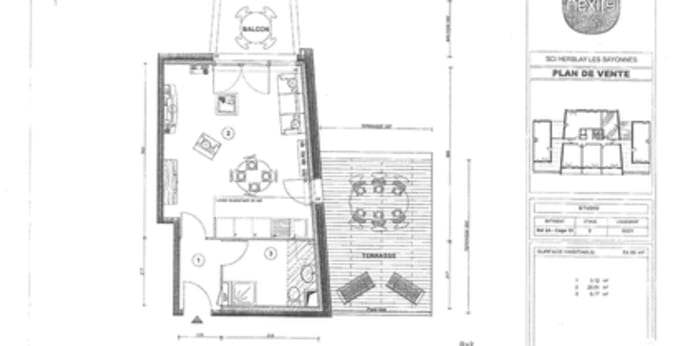 Image 8 sur 8 - Appartement  ·  Location · Herblay Sur Seine (95220) · 1 pièce · 36m²