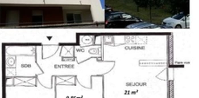 Image 2 sur 5 - Appartement  ·  Location · Valenciennes (59300) · 3 pièces · 52m²