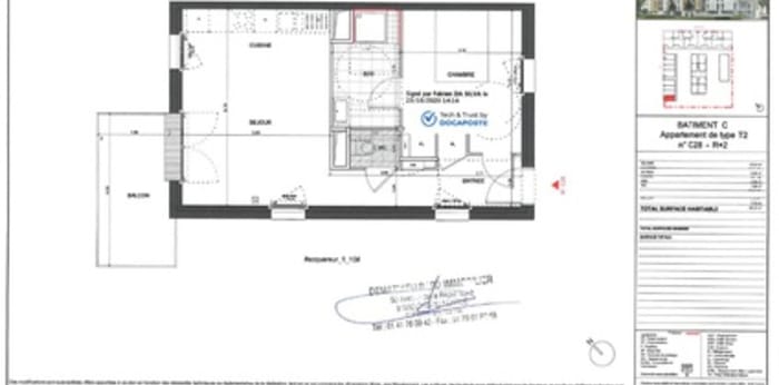 Image 8 sur 9 - Appartement  ·  Location · Dijon (21000) · 2 pièces · 44m²