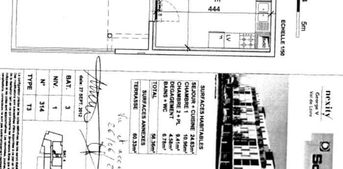 Image 3 sur 4 - Appartement  ·  Location · Joue Les Tours (37300) · 3 pièces · 60m²