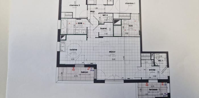 Image 8 sur 8 - Appartement  ·  Location · Creteil (94000) · 4 pièces · 93m²