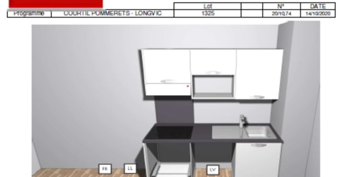 Image 5 sur 5 - Appartement  ·  Location · Longvic (21600) · 3 pièces · 58m²