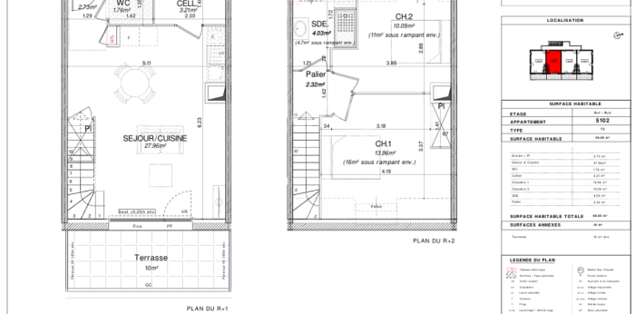 Image 1 sur 1 - Appartement  ·  Location · Pont L Abbe (29120) · 4 pièces · 66m²