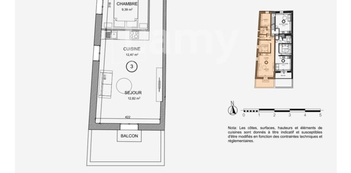 Image 1 sur 1 - Appartement  ·  Location · Tarascon (13150) · 3 pièces · 53m²