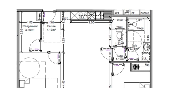Image 2 sur 2 - Appartement  ·  Location · Longwy (54400) · 3 pièces · 67m²