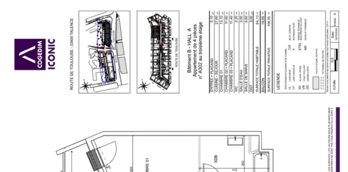 Image 3 sur 9 - Appartement  ·  Location · Talence (33400) · 4 pièces · 84m²