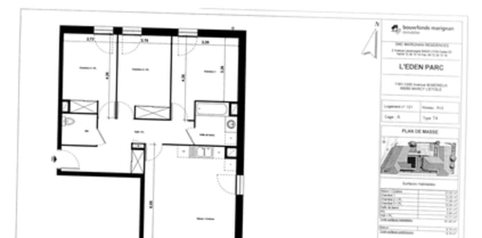 Image 1 sur 5 - Appartement  ·  Location · Marcy L Etoile (69280) · 4 pièces · 81m²