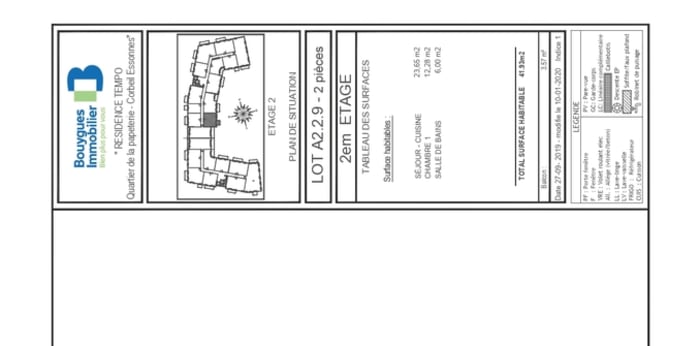 Image 5 sur 6 - Appartement  ·  Location · Corbeil Essonnes (91100) · 2 pièces · 42m²