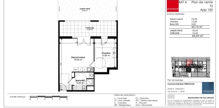 Image 11 sur 13 - Appartement  ·  Location · Marseille (13009) · 2 pièces · 44m²