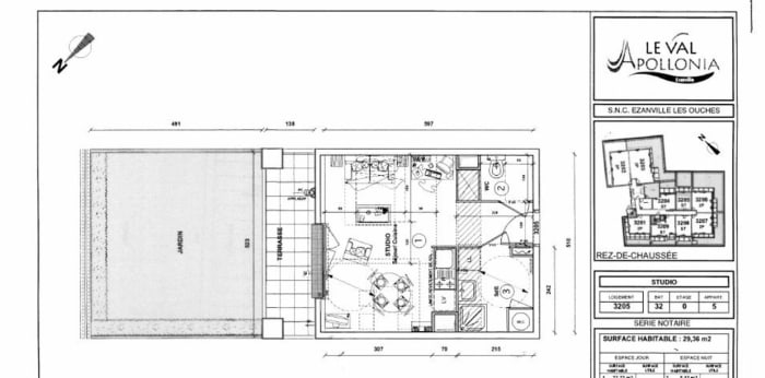 Image 5 sur 6 - Appartement  ·  Location · Ezanville (95460) · 1 pièce · 29m²