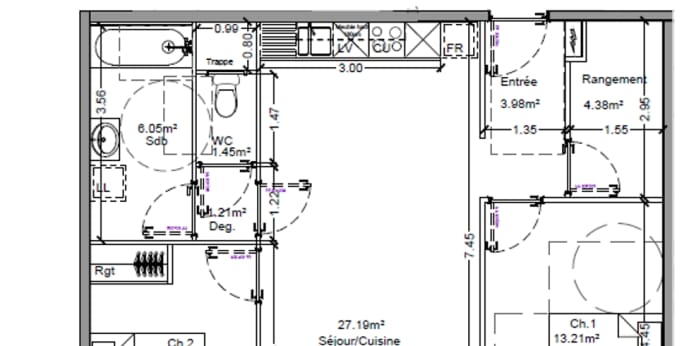 Image 2 sur 2 - Appartement  ·  Location · Longwy (54400) · 3 pièces · 68m²