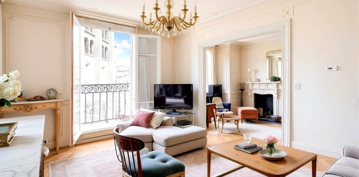 Image 2 sur 15 - Appartement  ·  Vente · Paris (75017) · 3 pièces · 57m²
