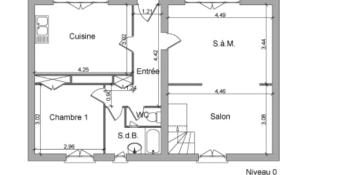 Image 9 sur 10 - Maison  ·  Location · Arnas (69400) · 5 pièces · 95m²