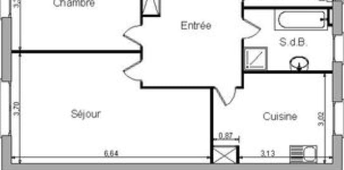 Image 8 sur 11 - Appartement  ·  Location · Lyon (69004) · 2 pièces · 71m²