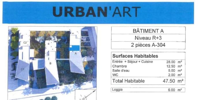 Image 6 sur 26 - Appartement  ·  Location · Bordeaux (33800) · 2 pièces · 48m²