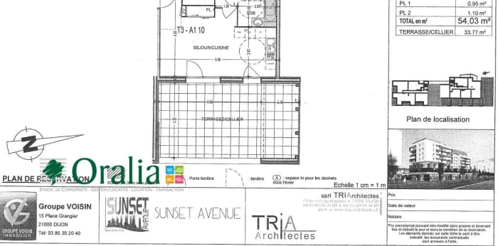 Image 9 sur 9 - Appartement  ·  Location · Dijon (21000) · 3 pièces · 54m²