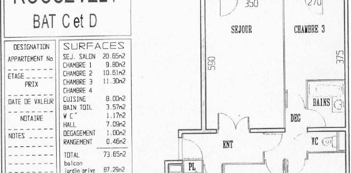 Image 9 sur 9 - Appartement  ·  Location · Dijon (21000) · 4 pièces · 74m²