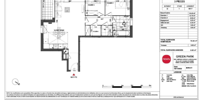 Image 8 sur 8 - Appartement  ·  Location · Amiens (80000) · 3 pièces · 70m²