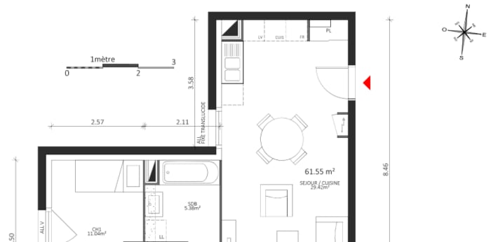 Image 14 sur 14 - Appartement  ·  Location · Dijon (21000) · 3 pièces · 62m²