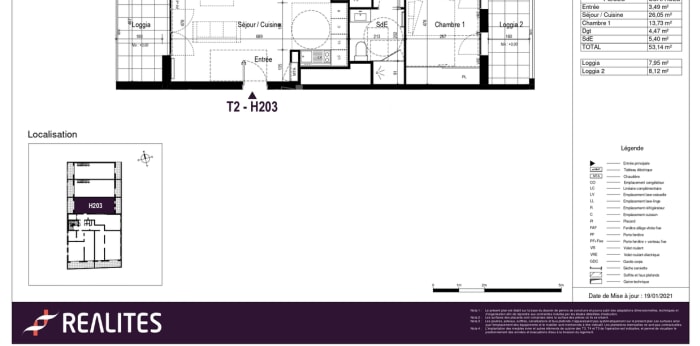 Image 6 sur 9 - Appartement  ·  Location · Bordeaux (33100) · 2 pièces · 53m²