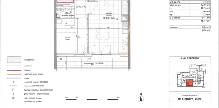 Image 1 sur 1 - Appartement  ·  Location · Creteil (94000) · 2 pièces · 45m²