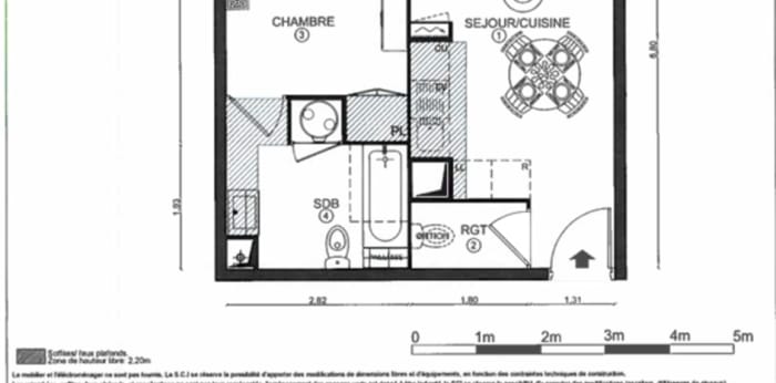 Image 5 sur 5 - Appartement  ·  Location · Aubergenville (78410) · 2 pièces · 40m²